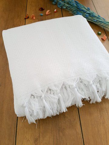 Плед Jade White, 205х200 см