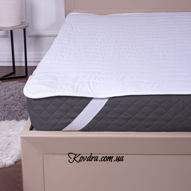 Наматрасник №1715&nbsp;Eco&nbsp;Light&nbsp;White&nbsp;(Wool) (обычный на резинке по углам)