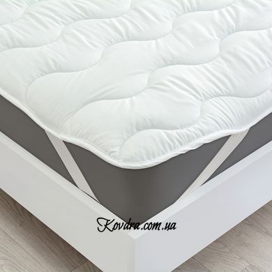 Наматрасник №1715&nbsp;Eco&nbsp;Light&nbsp;White&nbsp;(Wool) (обычный на резинке по углам)