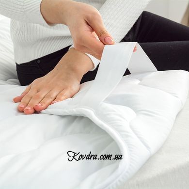 Наматрасник №1715&nbsp;Eco&nbsp;Light&nbsp;White&nbsp;(Wool) (обычный на резинке по углам)
