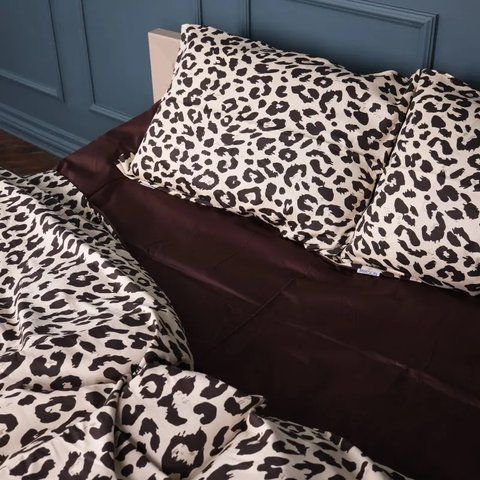 Простирадло MirSon Сатин 22-1409 Leopard Chic, 150х220 см