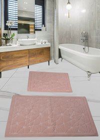 Набір килимків для ванної кімнати - Camparcasi Pudra, 50х60см + 60х100см cb11007236
