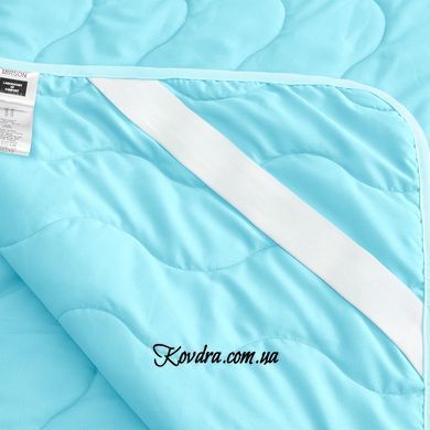 Наматрацник №1716 Eco Light Blue (Wool) (звичайний на резинці по кутах) 1716/70130
