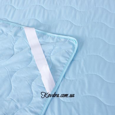Наматрацник №1716 Eco Light Blue (Wool) (звичайний на резинці по кутах) 1716/70130