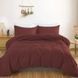Комплект постельного белья Satin Light Pro "10-021 Brick red", семейный