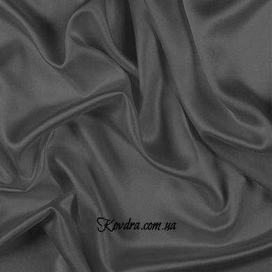 Комплект постільної білизни Satin Light Pro 10-005 Dark Gray для ліжечка