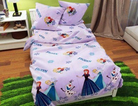 Комплект постільної білизни бязь "Frozen", підлітковий