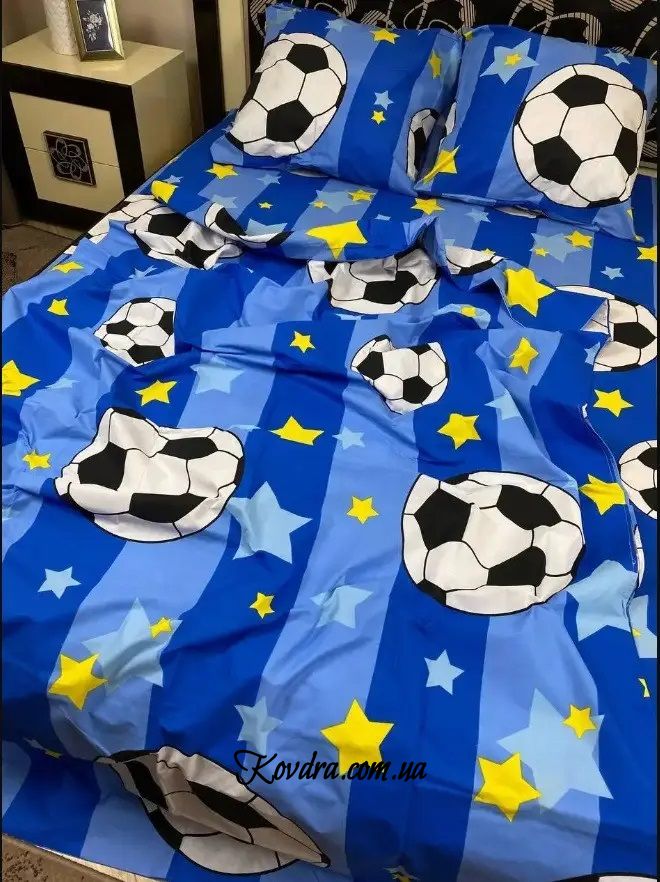 Комплект постельного белья "Football", подростковый детский