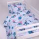 Наволочка MirSon Бязь 17-0908 Cute Stitch Blue, 40х60 см