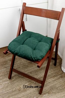 Подушка на стул LUIS Изумруд, 40х40 см