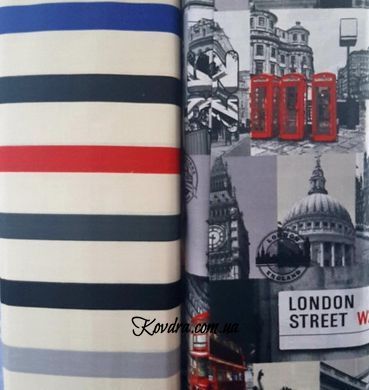 Наволочка детская 17-0538 "London Street", 40х60 см