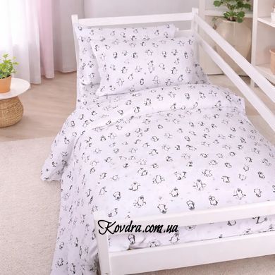 Комплект постільної білизни Бязь 17-0929 Sweet Penguin, манеж