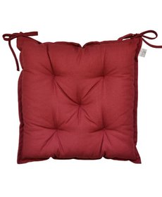 Подушка на стульчик Глория Бургунд, 40х40см