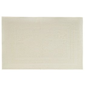 Килимок махровий "Ніжки" (білий), 50х70см
