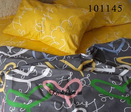 Комплект постельного белья бязь "Письмо любимой" с тканью-компаньоном, евро двуспальный евро