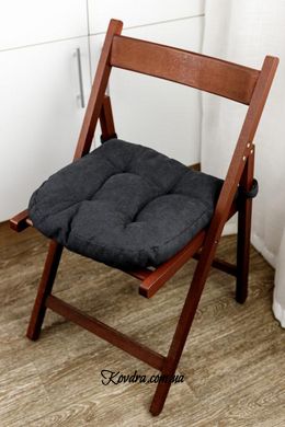 Подушка на стул LUIS Черная, 40х40 см