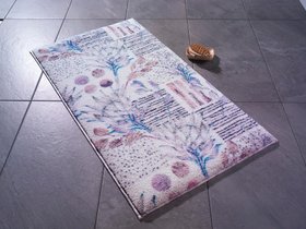 Коврик для ванной Confetti - Artichoke Flower Beyaz, 57х100см