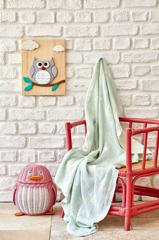 Дитяче покривало Baby star yesil зелений, 80х120см 80х120