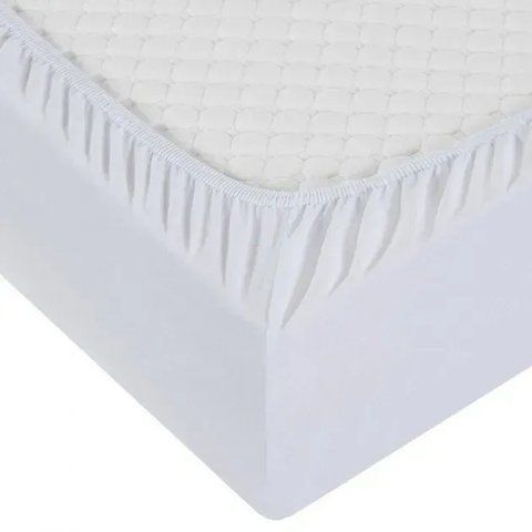 Простынь на резинке Good-Dream бязь "White", 90х190см