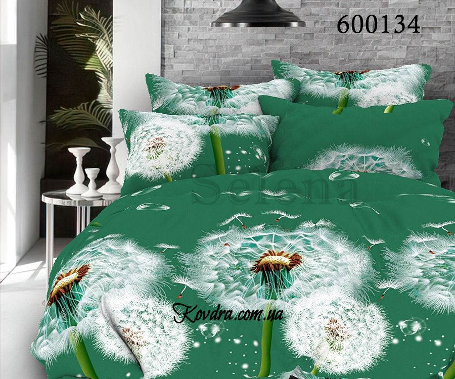 Комплект постельного белья "Одуванчик зеленый", полуторный полуторный