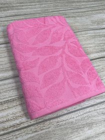 Полотенце Leaves, розовое 50х90 см
