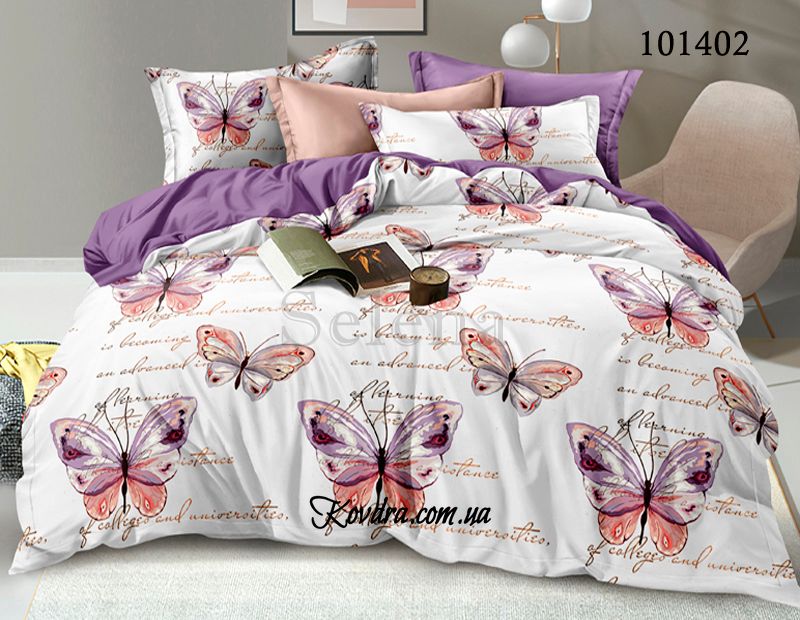 Комплект постельного белья "Поэма бабочек 2", двойной двуспальный