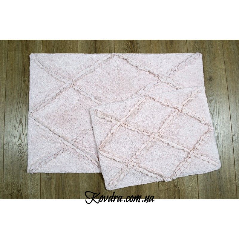 Набір килимків для ванної Irya - Nadia pembe рожевий 60х90+40х60