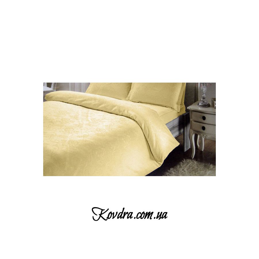 Комплект постельного белья - Karois gold золотой двуспальный евро