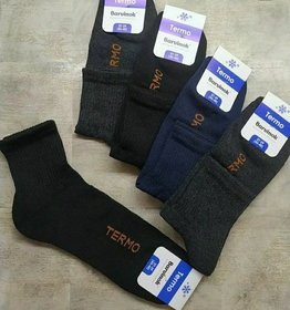 Шкарпетки чоловічі зимові з махровою стопою, 39-42