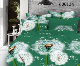 Комплект постельного белья "Одуванчик зеленый", двойной двуспальный