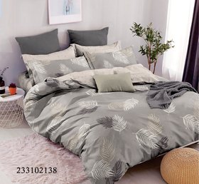 Комплект постельного белья "Легкость Беж" с тканью-компаньоном, семейный
