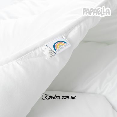 Ковдра дитяча всесезонна Comfort 100х135 см PAPAELLA для дітей у дитяче ліжечко антиалергенна біла id8-8723*005