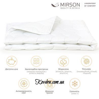 Зимнее одеяло антиалергенное 3M ТМ THINSULATE ТМ Супер Теплое №1633 Eco Light White