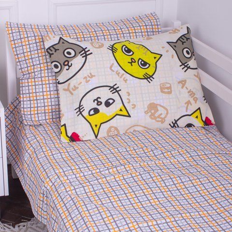 Наволочка Бязь Kids&nbsp;Time&nbsp;18-0007&nbsp;Cool&nbsp;Cat, 50x70 см