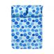 Простынь с наволочками "Iris Home ранфорс - Vila" синяя, 220х240 см