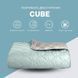 Покривало "Стиль Cube" м'ята/св.сірий, 140х210 см