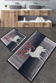 Набор ковриков для ванной комнаты ELAFA, 60х100 см и 50х60 см