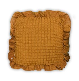 Декоративна подушка з наволочкою, пісок. 45х45 см