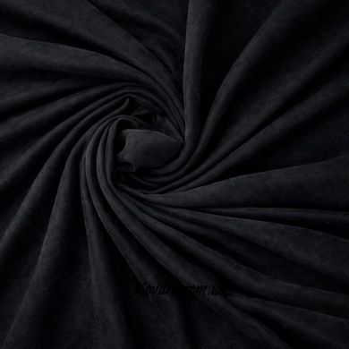 Комплект штор 2 шт 150х260 см, Soft Velvet Lux на шторной тесьме V-32 черный