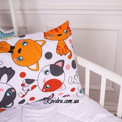 Подушка антиалергенная Kids Time 20-0035 "Colored kittens" EcoSilk, 40х60 см