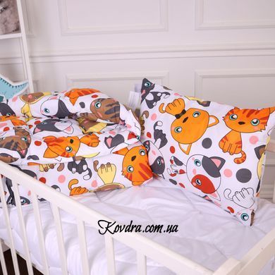 Подушка антиалергенная Kids Time 20-0035 "Colored kittens" EcoSilk, 40х60 см