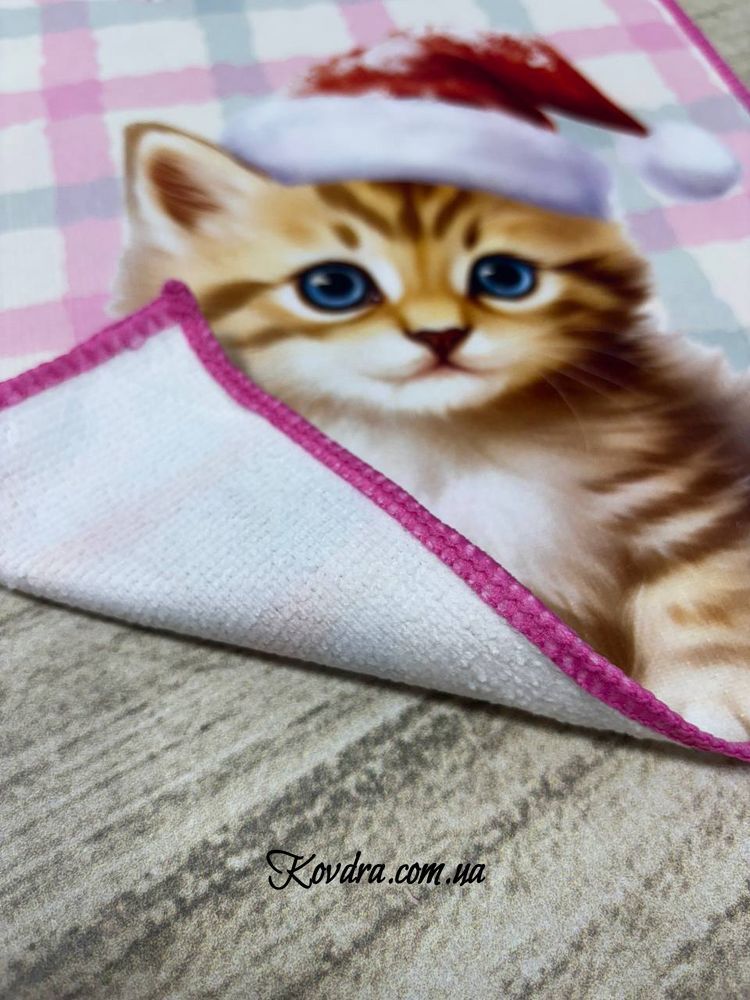 Кухонная салфетка из микрофибры "Санчата", котик 25х50 см