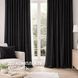 Комплект штор 2 шт 150х260 см, Soft Velvet Lux на шторной тесьме V-32 черный