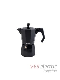 Кофеварка гейзерная BLACK - 6 чашек