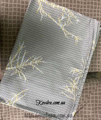 Комплект постільної білизни "Осінній день" з тканиною-компаньйоном, двоспальний євро