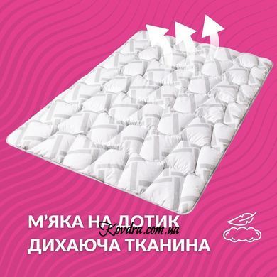 Набір спальний ковдра 200х220 см та 2 шт подушка 50х70 см Elegantly IDEIA аналог лебединого пуху, штучний пух id8-35565