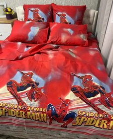 Комплект постельного белья "Спайдермен красный", подростковый