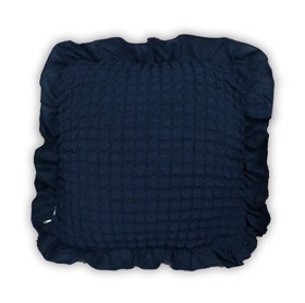 Декоративна подушка з наволочкою, синя 45х45 см