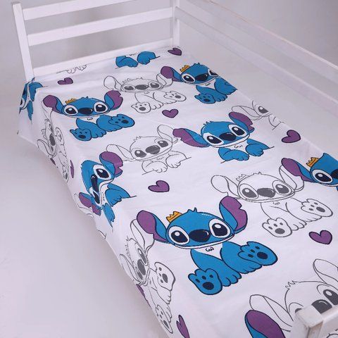 Наволочка MirSon Бязь 17-0910 Stitch Vibes Violet, 40х60 см