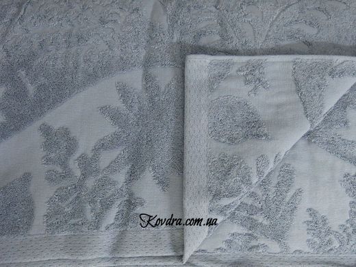 Простирадло махрове Parisa Premium J-184 темно- сіре, 200x220 см